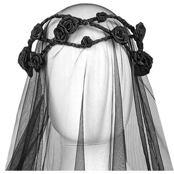 Вінок Готична німфа SETA Decor 19-998BLK-1