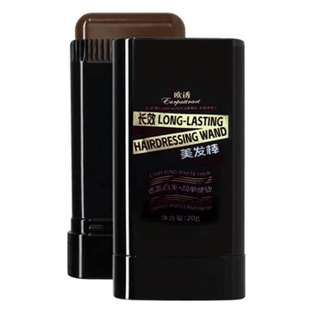 Консилер для закрашивания седины с щеткой HairConcealer, коричневый