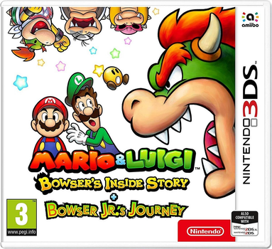 Гра Nintendo 3DS Mario & Luigi: Bowser's Inside Story + Bowser Jr.'s Journey (Картридж) (45496477875)