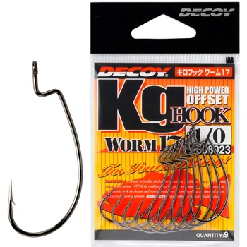 Крючок офсетный Decoy Worm17 Kg Hook #06 9шт