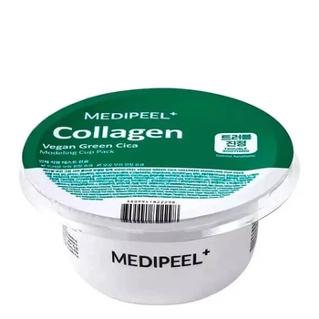 Заспокійлива моделююча маска для обличчя 28 мл Medi Peel Collagen Vegan Green Cica Modeling Cup Pack