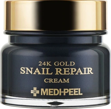 Крем для лица с коллоидным золотом и муцином улитка 50 мл Medi Peel 24k Gold Snail Repair Cream