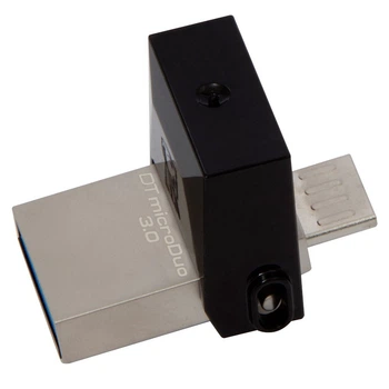 Kingston DT MicroDuo 32Gb OTG USB 3.0/microUSB Metal (DTDUO3/32GB)