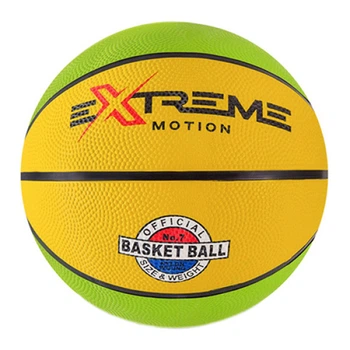Баскетбольный мяч Bambi BB1485 Extreme Motion, размер №7, 520 гр, Зелено-желтый (BB1485 Green-Yellow-RT)