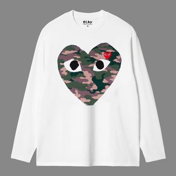 Лонгслив Play Comme des Garcons 2009 белого цвета, размер S