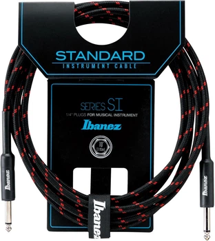 Кабель инструментальный Ibanez SI10-BW Instrument Cable 3M