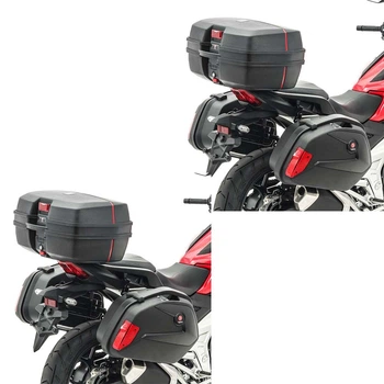 2x комплект бічних кофрів + центральний кофр для Yamaha TDM 900/850 SCT8 Bagtecs чорний