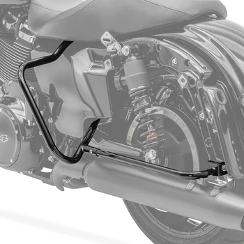 Захисні дуги бічних кофрів Harley Davidson Touring 14-21 чорний Craftride
