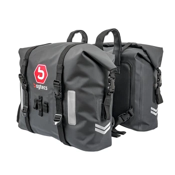 Мотоциклетні сідельні сумки водонепроникні Bagtecs WP8 2x30L Roll Closure Side Bags DPLU