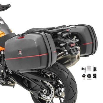 Мотоциклетні кофри Bagtecs TB8S 2x45 л + монтажні адаптери