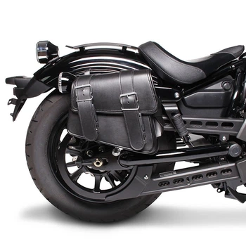 Сідельна сумка для мотоцикла Custom Bikes II Montana, чорна, права Craftride
