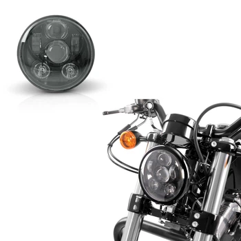 2x світлодіодні фари 5,75 дюймів (14,6 см) універсальні фари Craftride black економ-комплект