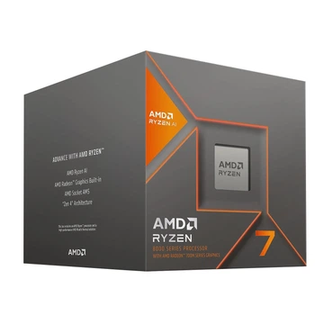 Процессор для настольного ПК AMD Ryzen 7 8700G, 8 ядер, 4.2-5.1 ГГц, 16 МБ кэш, 65 Вт, встроенная графика Radeon, кулер в комплекте, DDR5 5200 МГц, AM5