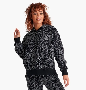 Худи Air Jordan Flight Allover Print Hoodie Black Dv1417-010 XS