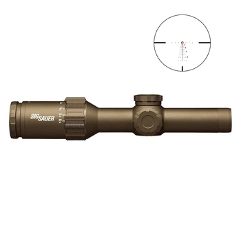 Прицел SIG SAUER TANGO6T 1-6X24 мм, 30MM, FFP, DWLR6, FDE, SDMR