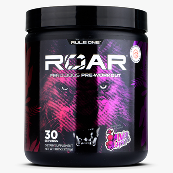 Предтренировочный комплекс Rule1 Roar Ferocious Pre-Workout Wild Grape 300 грамм