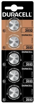 Батарейка DURACELL Lithium Cell 3V CR2032 (5шт)
