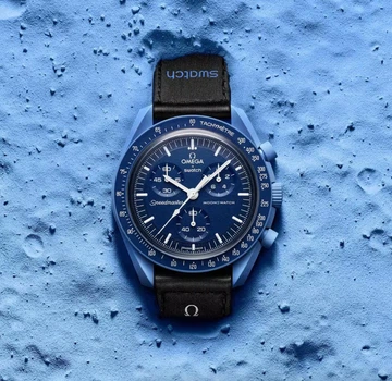 Наручний годинник Swatch x Omega Bioceramic MoonSwatch Mission to Neptune SO33N100