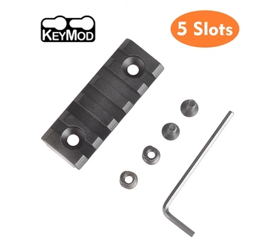 Планка для цівки KeyMod 5 Slot Picatinny
