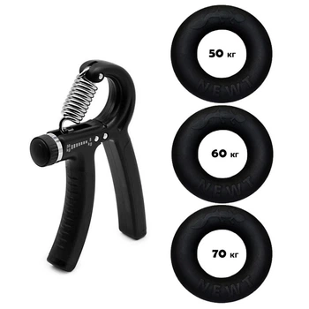 Набор кистевых эспандеров кольцо+эспандер ножницы Power Grip Set3 NE-1589-60 5298339
