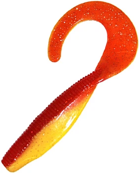 Силікон Zman плаваючий Streakz Curly Tailz 4 5 Pack Red/Yellow (1102-STKCRL-257PK5)
