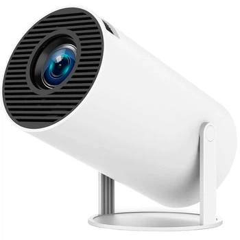 Проектор H96 MAX HY300A LED, LCD, HD (1280x720), 100AL, 16:9, Android 9, HDMI, WiFi, Bluetooth, Білий