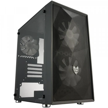 Корпус FSP CST130BASICB Mini-Tower, 2xUSB 3.0, вентилятор - 3x120 мм, без БП, mATX, Black