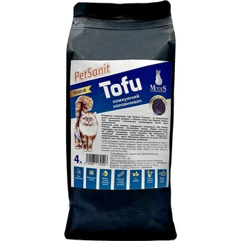 Наповнювач гігієнічний соєвий Modes PetSanit Tofu Premium з ароматом лаванди для котів 4 л