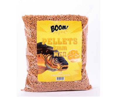 Пеллеты гранулы Boom Pellets 2мм 900г Мед