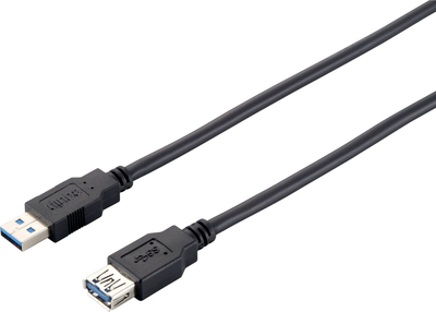 Kabel Equip USB 3.0 Type-A - USB 3.0 Type-A 2 m Black (4015867166697)