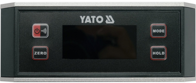 Poziomica elektroniczna z wyświetlaczem YATO 150 mm, z magnesem, zasilanie z 2 baterii AAA 1,5 V (YT-30395)