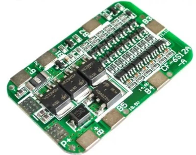 BMS 6s Контроллер (плата защиты) Li-ion аккумуляторов 18650 с балансировкой