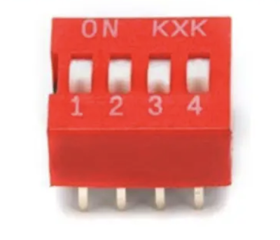 Переключатель DIP DS-04 шаг 2.54