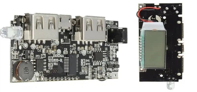 Плата Power Bank с экраном LCD 5V 1A-2A