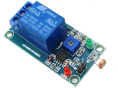 Модуль реле SRD-05VDC-SL-C с датчиком освещения 5В, Arduino