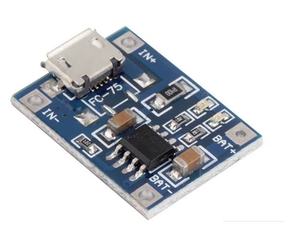 Контроллер заряда micro USB TP4056 4.5В-5.5В 1А