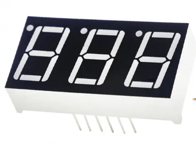 Цифровой индикатор 0.56, 3 разрядный, анод, красный Arduino
