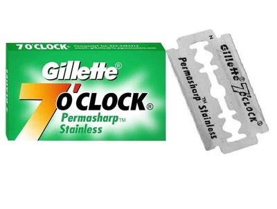 Леза для безпечної бритви Gillette 7 O’Clock Permasharp Stainless