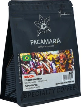 Кофе в зернах PACAMARA Brazil Yellow Bourbon 250 г (4820287550304)