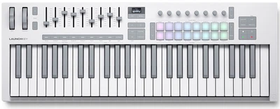 MIDI клавиатура Novation Launchkey 49 MK4 White Edition