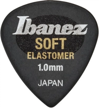 Медиатор Ibanez EL16HD10S-HBK Elastomer Soft 1mm Pick Black