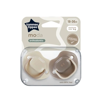 Пустышка Tommee Tippee Moda Orthodontic 18-36 мес 2 шт (TT0501)