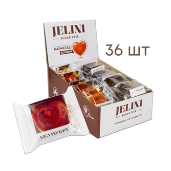 Мармелад Jelini в асортименті 36 шт