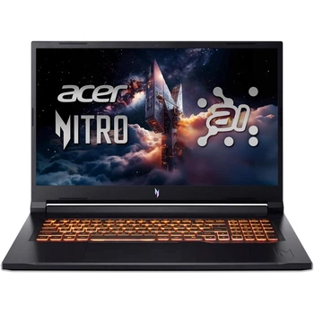 Ноутбук Acer Nitro V 16 AI ANV16-61-R4UH (NH.QUMEP.001), Ryzen AI 5 340 / 16″ / RAM 16 ГБ / SSD 1 ТБ / GeForce RTX 3050 / DOS / Чорний