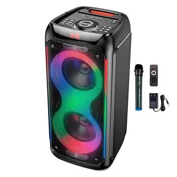 Портативна колонка Bluetooth HOCO DS54 Precious RGB Light BT speaker BT5.0 50W black