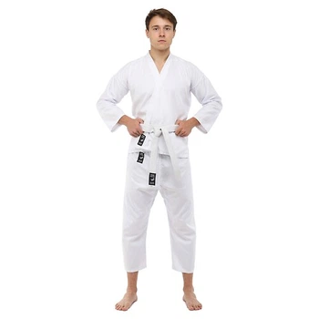 Кимоно для карате размер 3 160 см Хлопок Полиэстер 240 г/м2 HARD TOUCH белый CO-8918
