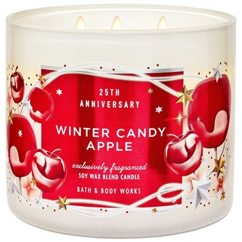 Свеча Bath & Body Works Winter Candy Apple Scented Candle 3-Wick 411 г