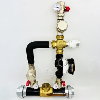 Термосмешивающий узел котла LADOMIX.PROFI 50/4 с байпасом (2") (0-55кВт) KVANT
