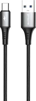 Кабель Proove WireX USB to Type-C 3A 1 м Black (632570001)