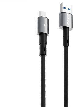 Кабель Proove Silicraft USB to Type-C 3A 1 м Black (636080001)